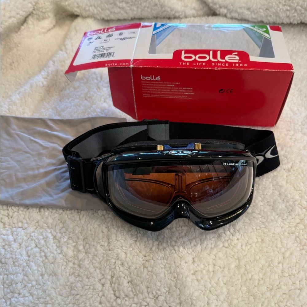 Bolle Black and Orange Ski Goggles